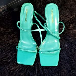 Teal Stiletto heels